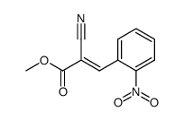 2-cyano-3t(-)-(2-nitro-phenyl)-acrylic acid methyl ester Structure