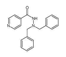 N',N'-dibenzylpyridine-4-carbohydrazide结构式