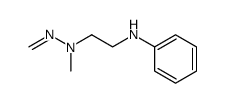 [2-(N-Methyl-N'-methylene-hydrazino)-ethyl]-phenyl-amine Structure