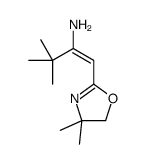 1-(4,4-dimethyl-5H-1,3-oxazol-2-yl)-3,3-dimethylbut-1-en-2-amine Structure