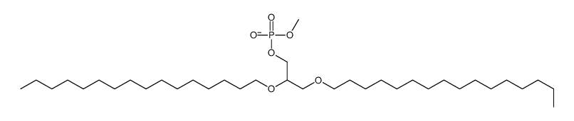 2,3-dihexadecoxypropyl methyl phosphate Structure