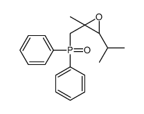 2-(diphenylphosphorylmethyl)-2-methyl-3-propan-2-yloxirane结构式