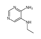 Pyrimidine, 4-amino-5-(ethylamino)- (7CI)结构式