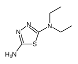 N,N-Diethyl-1,3,4-thiadiazole-2,5-diamine结构式