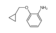 2-(cyclopropylmethoxy)aniline structure