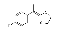 2-[1-(4-fluorophenyl)ethylidene]-1,3-dithiolane结构式