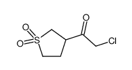 Ketone, chloromethyl tetrahydro-3-thienyl, 1,1-dioxide (7CI)结构式