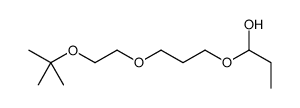 1-[3-[2-[(2-methylpropan-2-yl)oxy]ethoxy]propoxy]propan-1-ol Structure