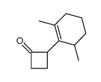 2-(2,6-dimethylcyclohexen-1-yl)cyclobutan-1-one Structure
