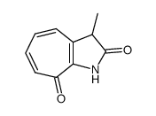 Cyclohepta[b]pyrrole-2,8-dione, 1,3-dihydro-3-methyl- (7CI) structure