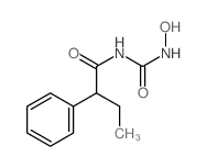 Benzeneacetamide, a-ethyl-N-[(hydroxyamino)carbonyl]-结构式