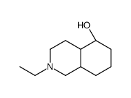 (5S)-2-ethyl-3,4,4a,5,6,7,8,8a-octahydro-1H-isoquinolin-5-ol Structure