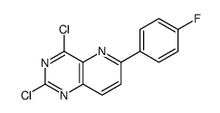 2,4-dichloro-6-(4-fluorophenyl)pyrido[3,2-d]pyrimidine Structure