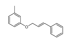 1-methyl-3-(3-phenylprop-2-enoxy)benzene结构式