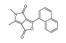 4,5-dimethyl-1-naphthalen-1-ylfuro[3,4-c]pyrrole-3,6-dione Structure