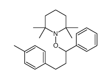 2,2,6,6-tetramethyl-1-[3-(4-methylphenyl)-1-phenylpropoxy]piperidine结构式