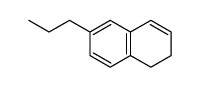 1,2-dihydro-6-n-propylnaphthalene Structure