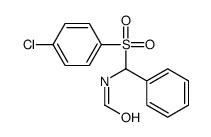 N-[(4-chlorophenyl)sulfonyl-phenylmethyl]formamide结构式