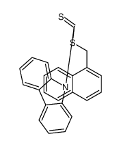 naphthalen-1-ylmethyl carbazole-9-carbodithioate Structure