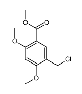 Methyl 5-chloromethyl-2,4-dimethoxybenzoate结构式