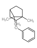 1,7,7-trimethyl-2-phenoxy-norbornane结构式