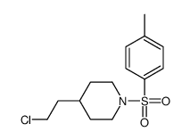 4-(2-chloroethyl)-1-(4-methylphenyl)sulfonylpiperidine Structure
