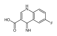 4-amino-6-fluoroquinoline-3-carboxylic acid结构式