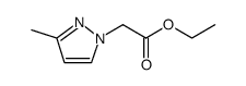 1H-Pyrazole-1-acetic acid, 3-methyl-, ethyl ester结构式