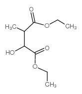 DIETHYL 2-HYDROXY-3-METHYLSUCCINATE structure