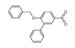 2-benzyloxy-5-nitro-biphenyl结构式