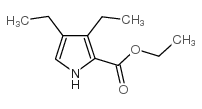 3,4-DIETHYL-1H-PYRROLE-2-CARBOXYLIC ACID ETHYL ESTER Structure