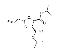 diisopropyl 2-allyl-1,3,2-dioxaborolane-4,5-dicarboxylate (tartrate allylboronate)结构式