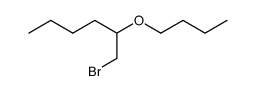 (1-bromomethyl-pentyl)-butyl ether Structure