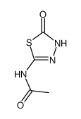 N-(5-oxo-4,5-dihydro-[1,3,4]thiadiazol-2-yl)-acetamide结构式