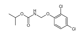 (2,4-dichloro-phenoxymethyl)-carbamic acid isopropyl ester Structure