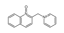 1-(1-oxy-quinolin-2-ylmethyl)-pyridinium Structure