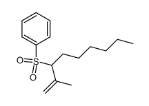 (2-Methyl-non-1-ene-3-sulfonyl)-benzene Structure