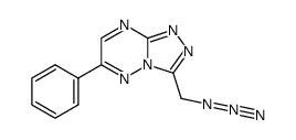 3-(azidomethyl)-6-phenyl-[1,2,4]triazolo[4,3-b][1,2,4]triazine Structure