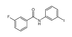 3-fluoro-N-(3-iodophenyl)benzamide Structure