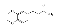 3-(3,4-dimethoxy-phenyl)-thiopropanamide结构式