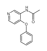 N-(4-phenoxypyridin-3-yl)acetamide结构式