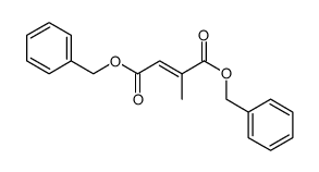 dibenzyl 2-methylbut-2-enedioate Structure
