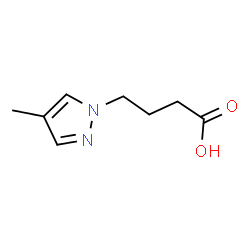 4-(4-Methyl-1H-pyrazol-1-yl)butanoic acid结构式