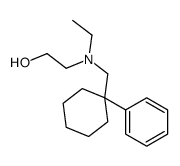 2-[ethyl-[(1-phenylcyclohexyl)methyl]amino]ethanol Structure