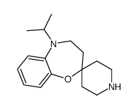 5-propan-2-ylspiro[3,4-dihydro-1,5-benzoxazepine-2,4'-piperidine] Structure