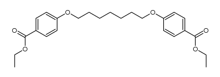 4,4'-Di-aethoxycarbonyl-α,ω-diphenoxy-heptan Structure