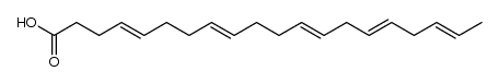 eicosa-4,8,12,15,18-pentaenoic acid结构式