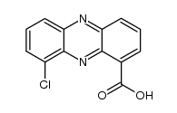 9-chlorophenazine-1-carboxylic acid结构式