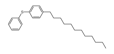 1-Dodecyl-4-(phenylthio)benzene Structure