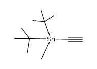 di-tert-butylmethylethynylstannane Structure